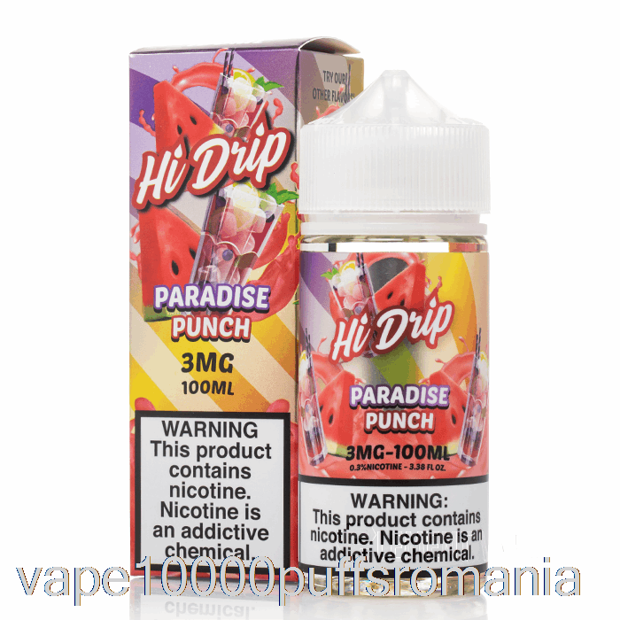 Vape Romania Paradise Punch - E-lichide Hi-drip - 100ml 6mg